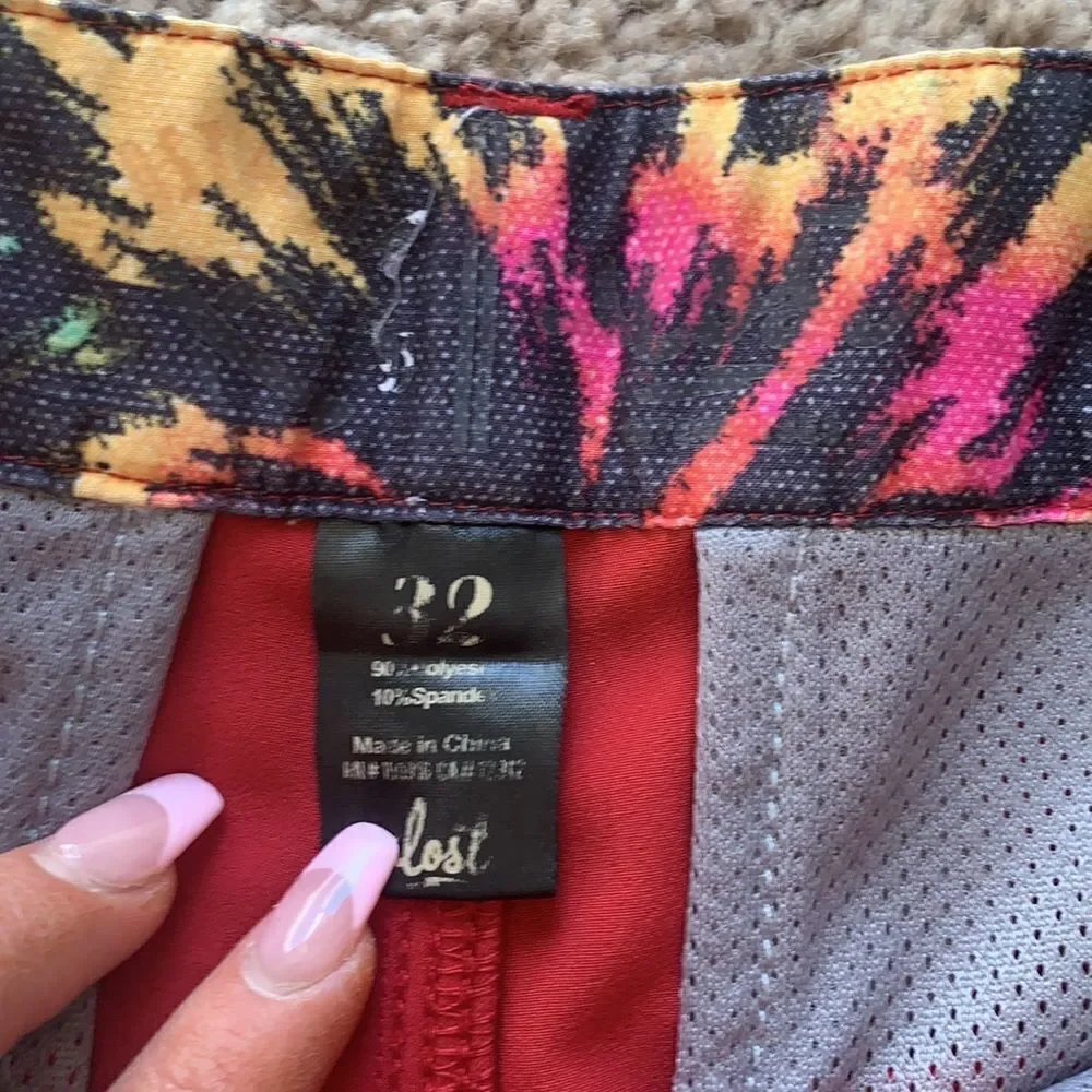 Lost At Sea Red Board Shorts